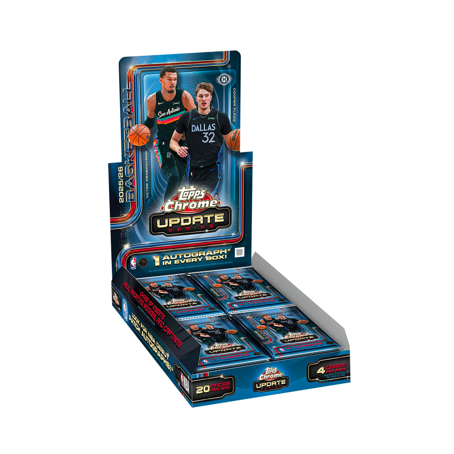 2025-2026 TOPPS CHROME UPDATE HOBBY 3-BOX PYT #3 (BOXES 7-9)