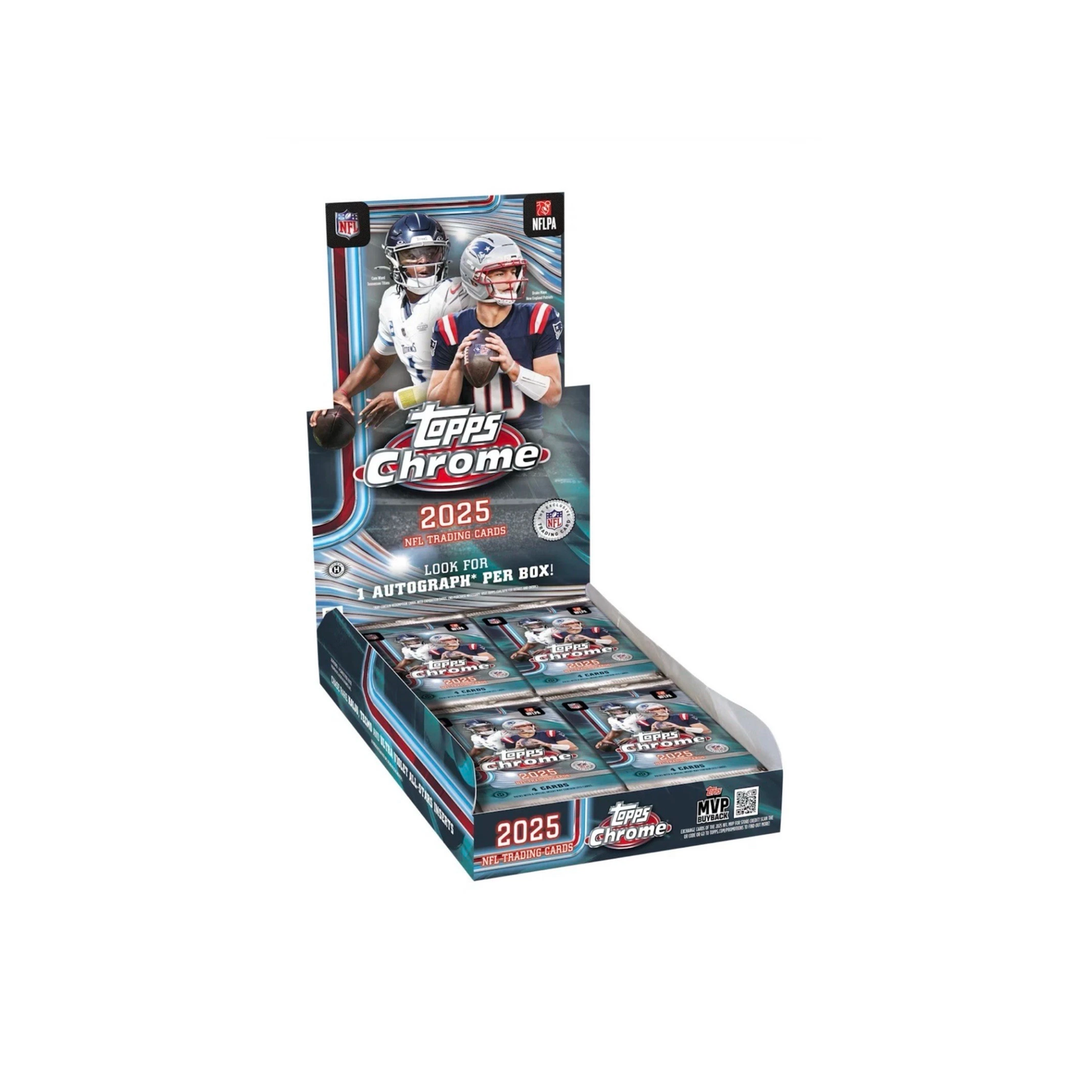 2025 Topps Chrome Hobby 4-BOX PYT #1 (BOXES 1-4)
