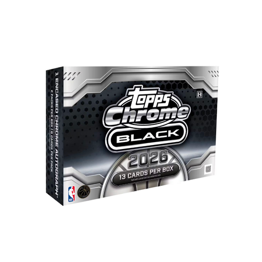 2025-2026 TOPPS CHROME BLACK NBA HOBBY BOX